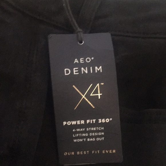 American Eagle size 10 Black jeans - Picture 2 of 2
